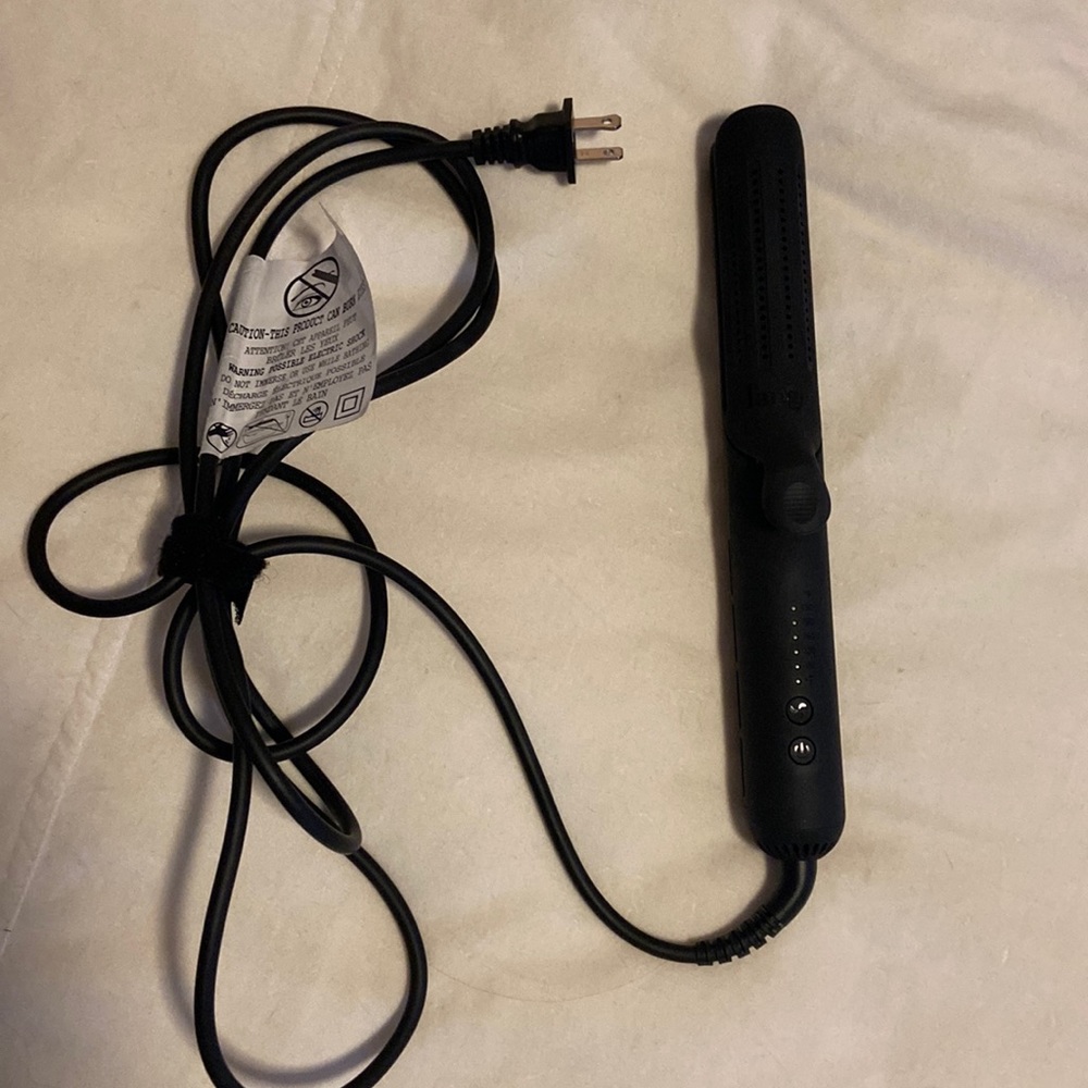 L'ANGE HAIR Le Duo 360° Airflow Styler  2-in-1 Curling & Titanium Flat Iron Hair